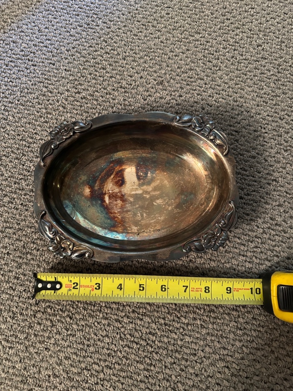 Antique silver bowl